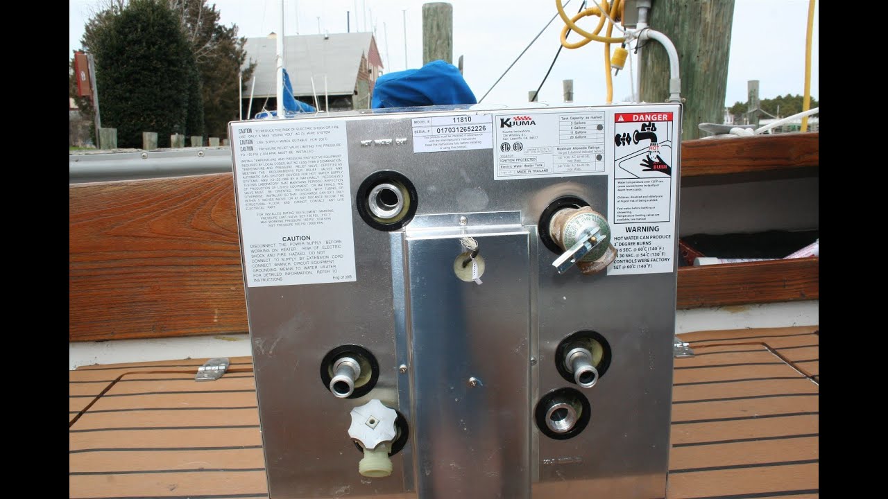 sailboat hot water tank