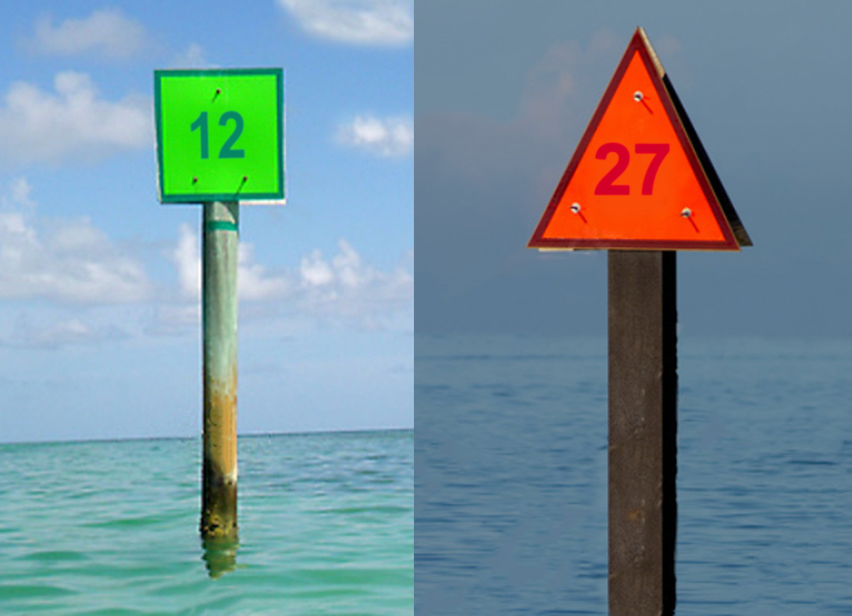 When Returning from Open Sea: Red Buoy Response Guide
